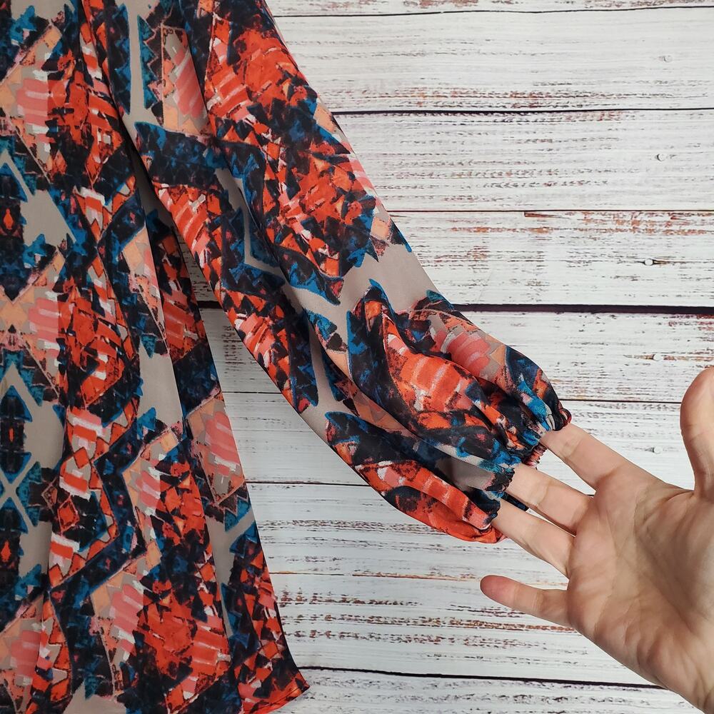 Show Me Your Mumu Music Festival Tunic Dress Oversize S Boho Hippie Concert 70's - Picture 7 of 12